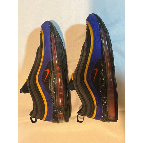 Nike Air Max 97 ACG Terra (Lakers Colors) Size 9. Basketball Shows Yellow Purple - Picture 3 of 8